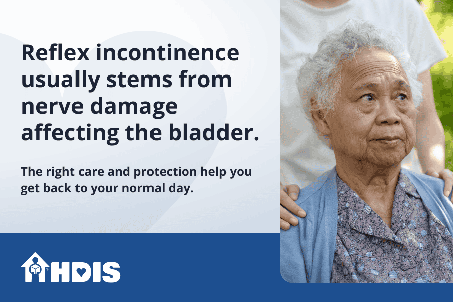An elderly woman with a caregiver