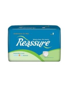 Reassure Maximum Underwear for Men, Small/Medium - 20/bag