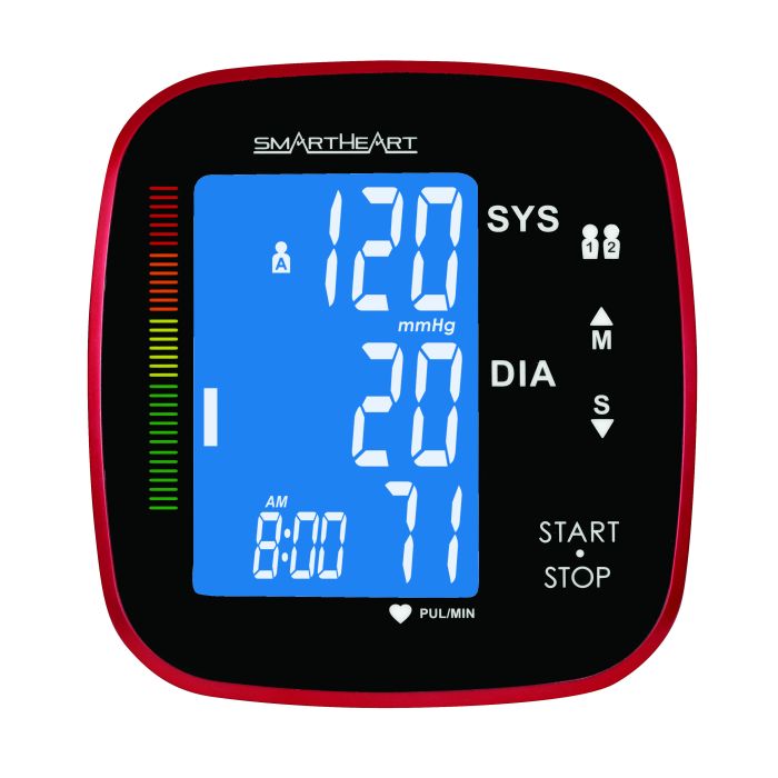 Smartheart Blood Pressure Monitor | Wide-Range Upper Arm Cuff