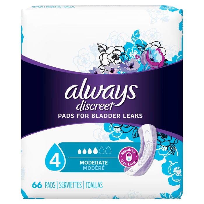 Moderate Pads from Always Discreet | HDIS