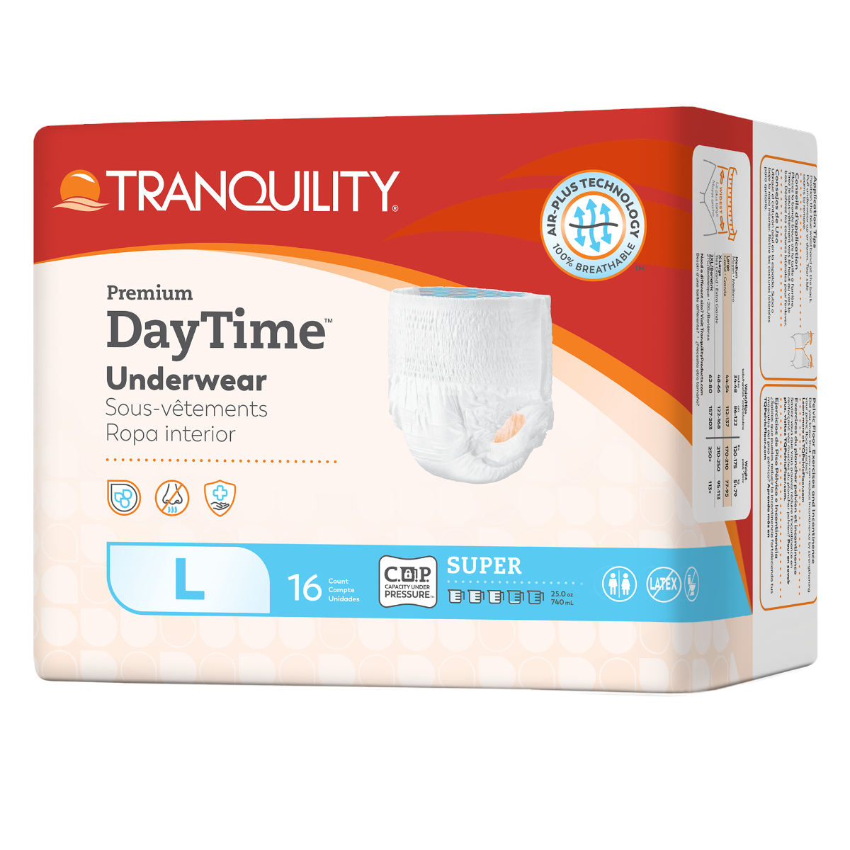 Tranquility DayTime Underwear, Large - 16/bag photo