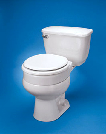 Hinged Elevated Toilet Seat | Quadeo