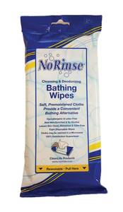 No Rinse Bathing Wipes